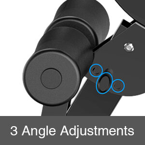 Three levels slope adjustment